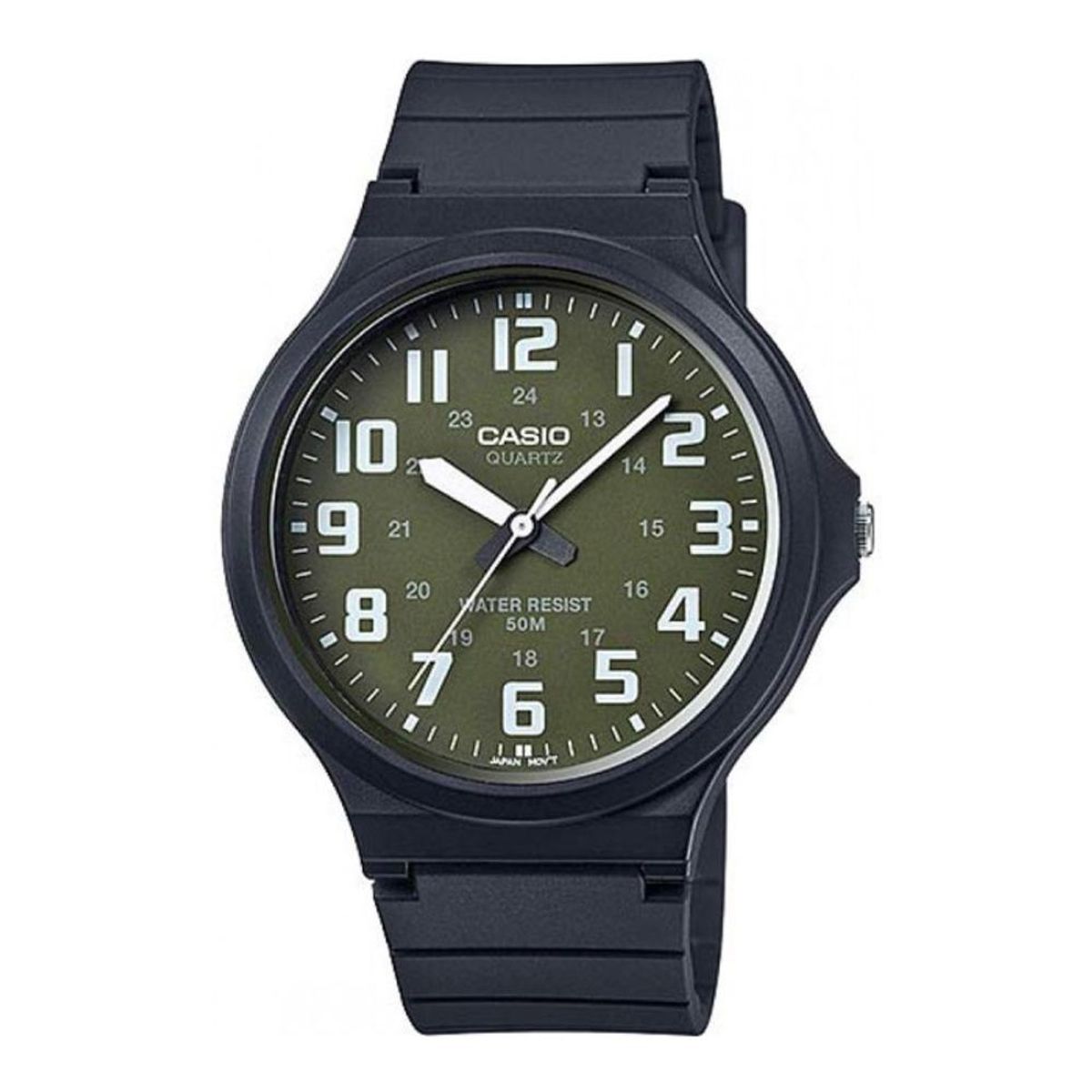 CASIO - Reloj Mw-240-3bv Hombre Analogo Resina - Negro