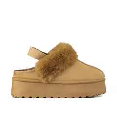 WEIDE - Zueco tipo Pantufla Casual Mujer Moda Con Felpa SL26