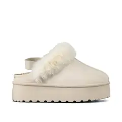WEIDE - Zueco tipo Pantufla Casual Mujer Moda Con Felpa SL26