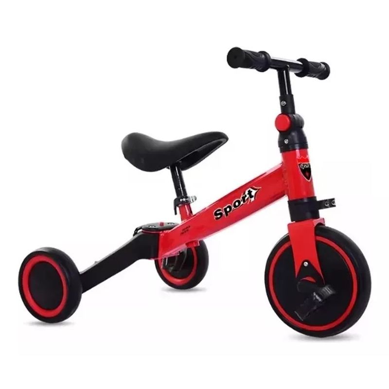 GENERICO - Bicicleta Aprendizaje Corre Pasillo Triciclo Infantil Rojo