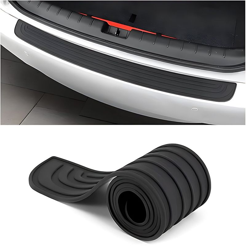 GENERICO - Universal Protector De Parachoques 7x90cm Trasero De Coche