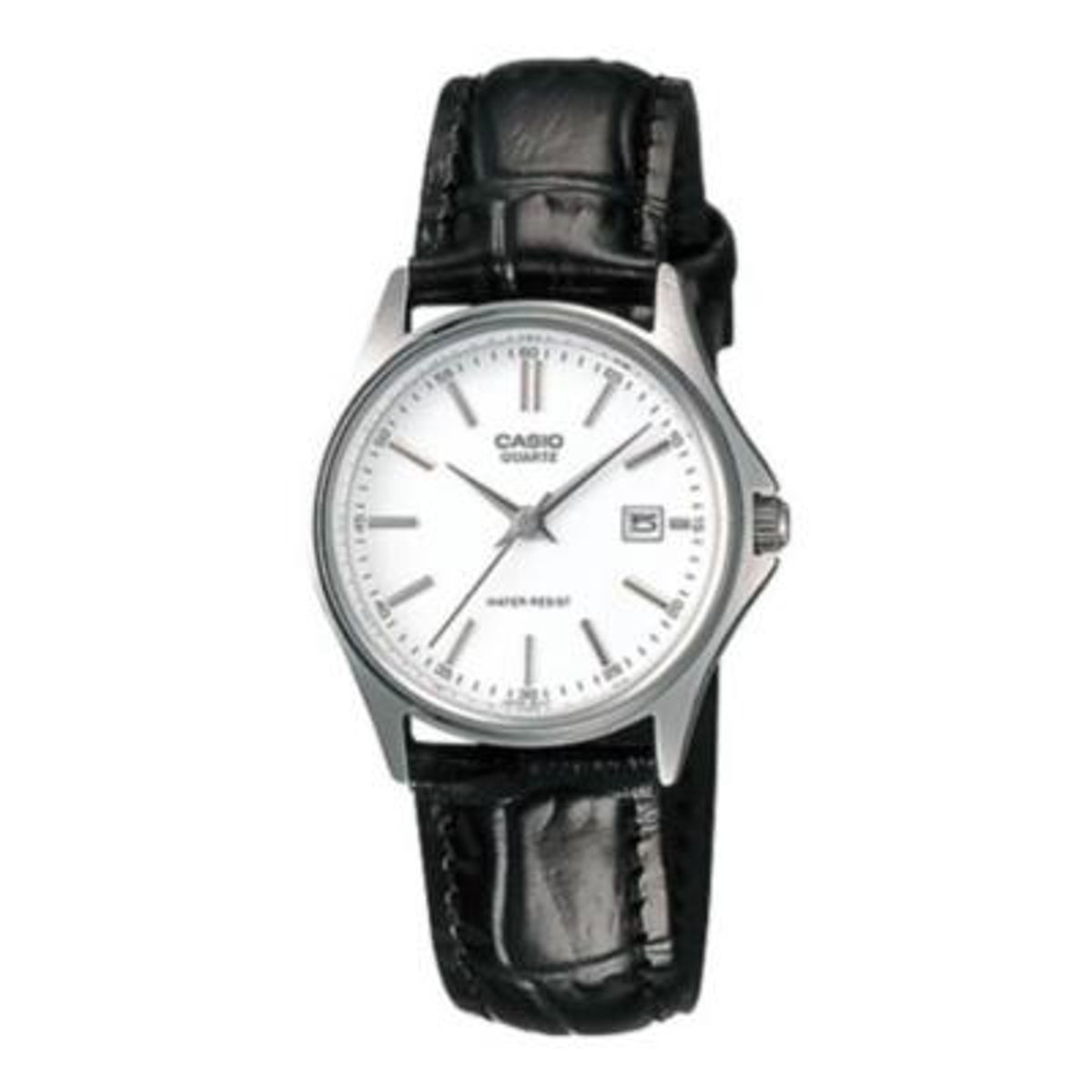 CASIO - Reloj Ltp-1183e-7a Mujer Analogo Cuero - Negro