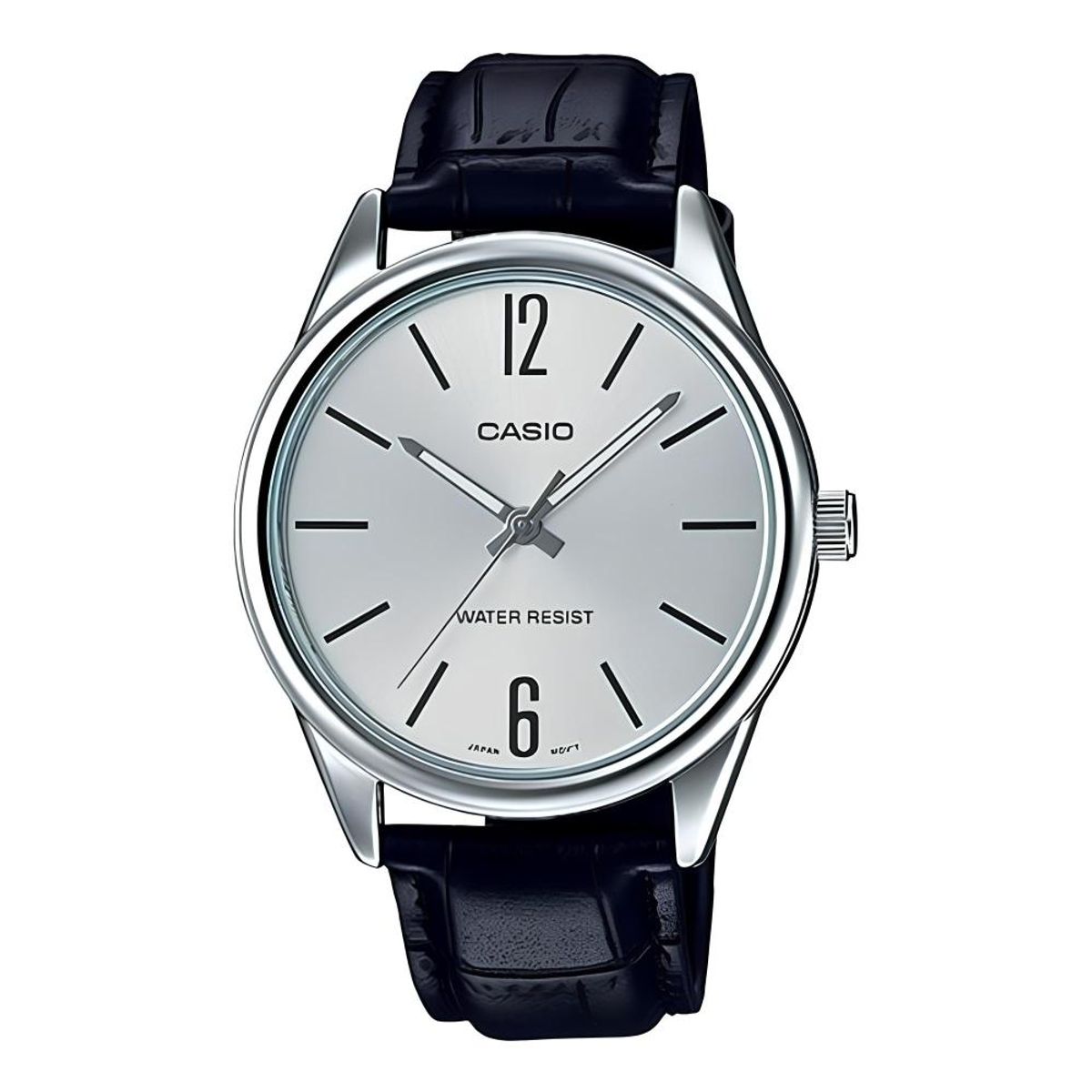 CASIO - Reloj Mtp-V005l-7b Hombre Analogo Cuero - Negro