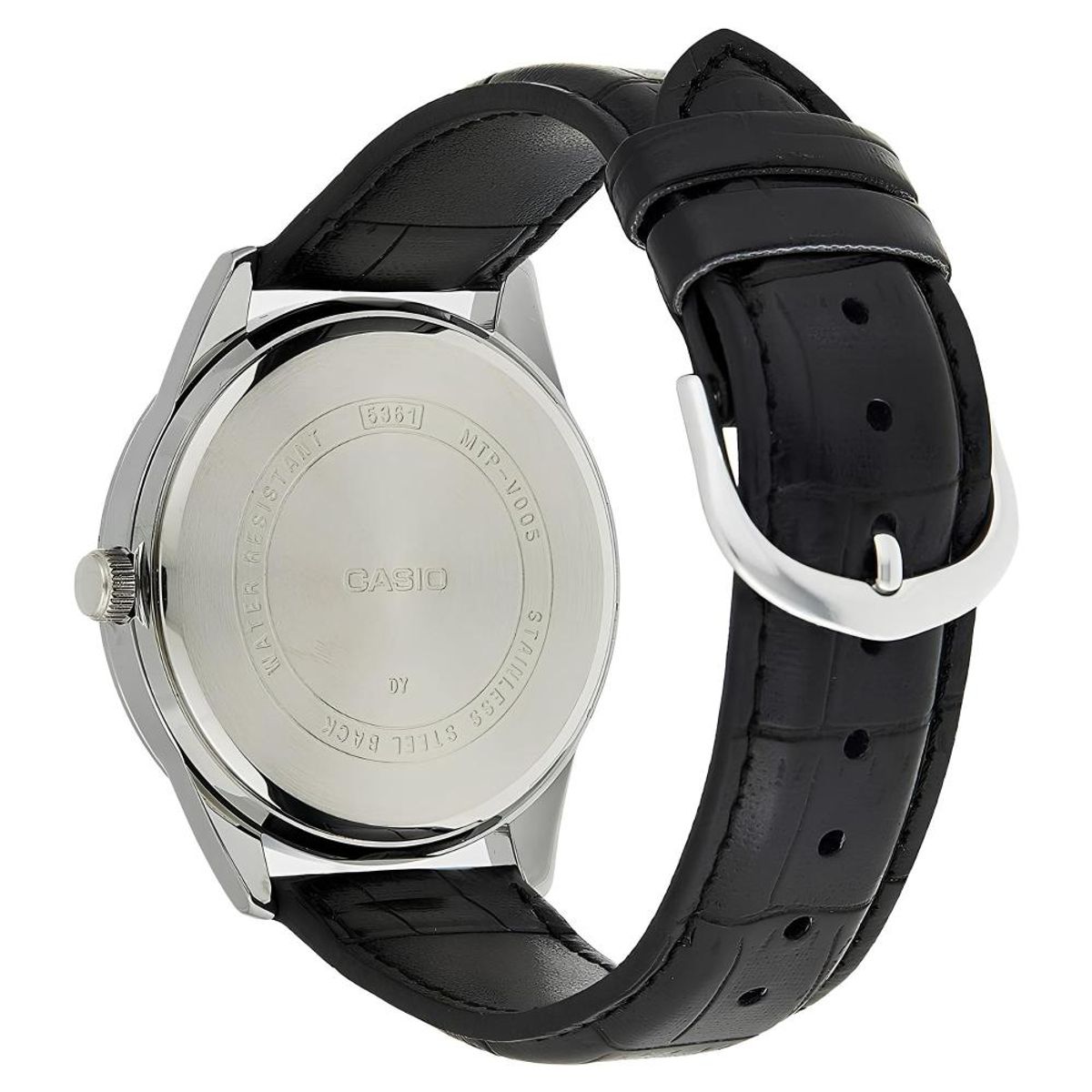 CASIO - Reloj Mtp-V005l-7b Hombre Analogo Cuero - Negro