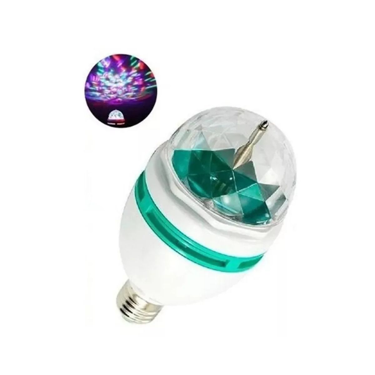 GENERICO - Lampara bola magica RGB E27 Giratorio Luz Led decoracion