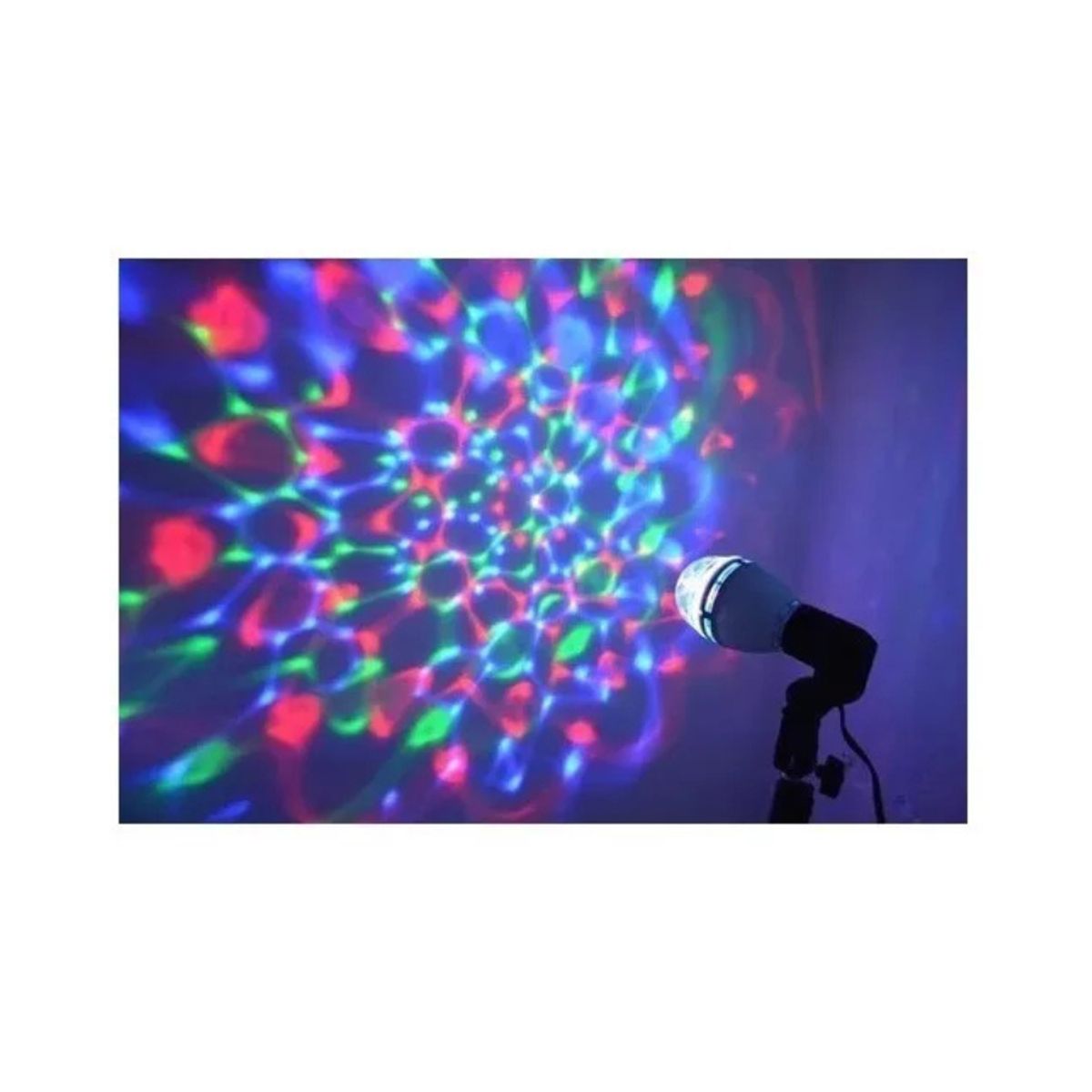 GENERICO - Lampara bola magica RGB E27 Giratorio Luz Led decoracion