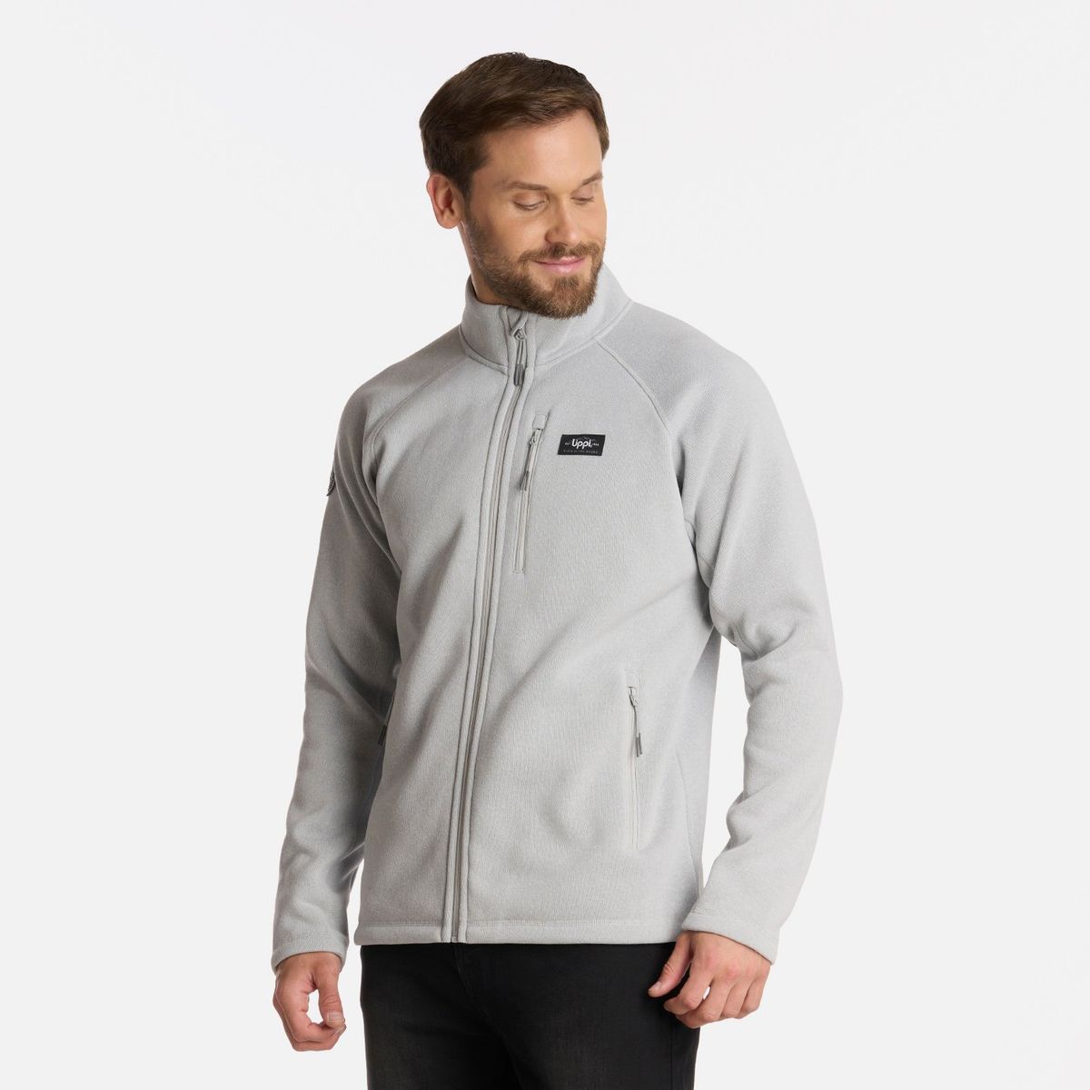 LIPPI - Polar Hombre Wrap Up Blend-Pro Jacket Gris Claro Lippi