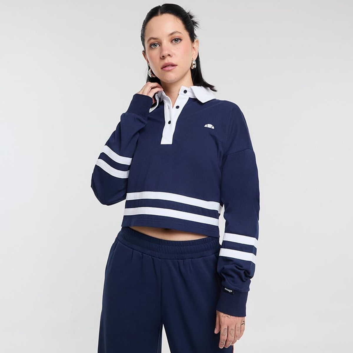 ELLESSE - POLERA MUJER ELLESSE GAYE AZUL MARINO