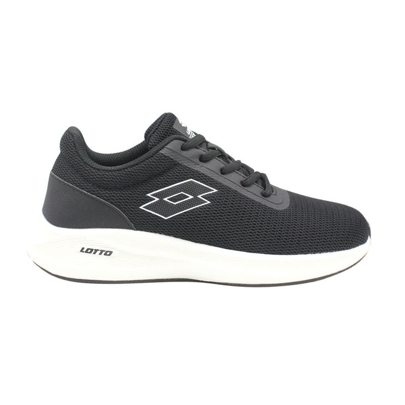 LOTTO - Zapatilla Running Juvenil Lotto - Challenge Negra Blanco