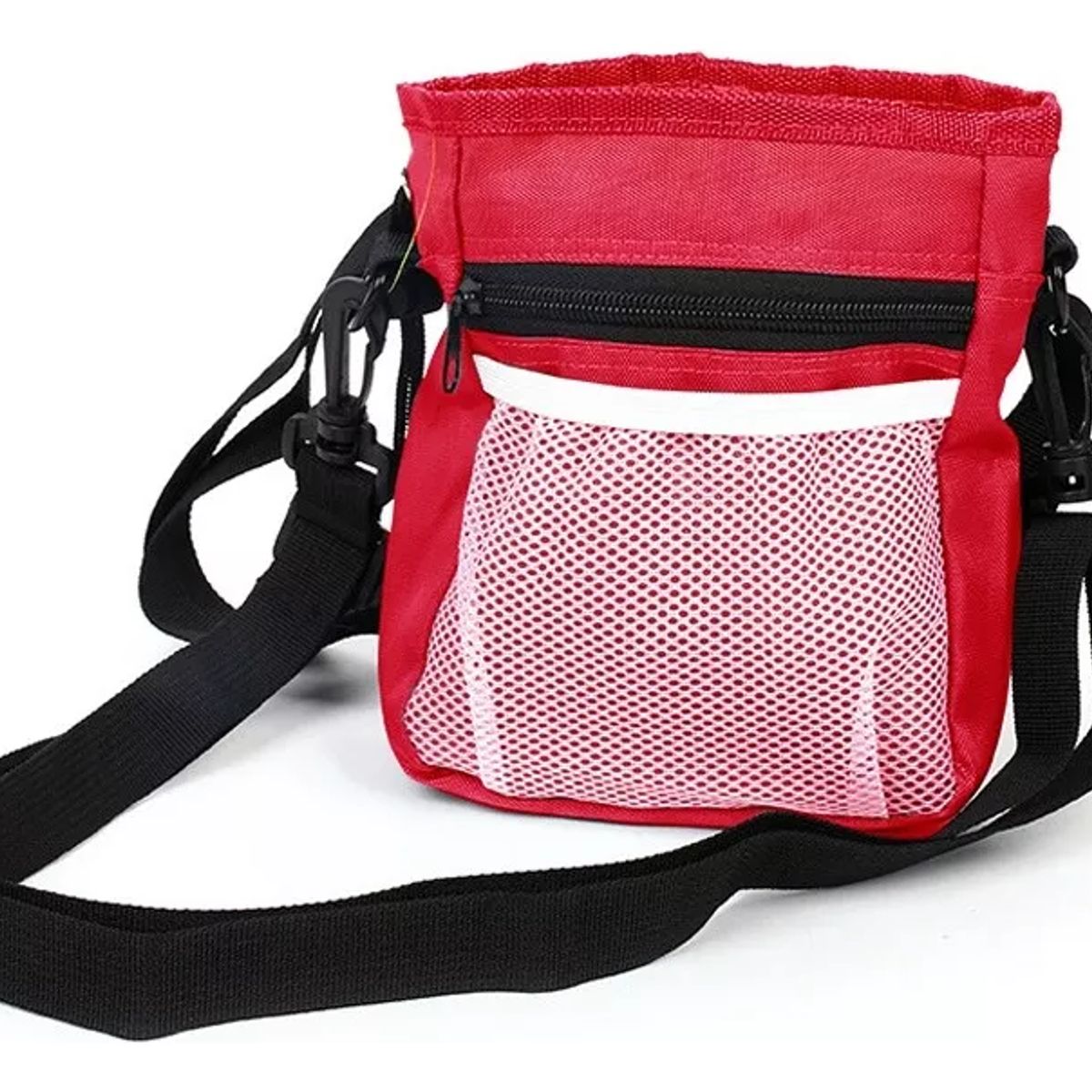 DEFENSOR FOREVER - Bolso Snack De Premios Entrenamiento Paseo Para Perros Rojo
