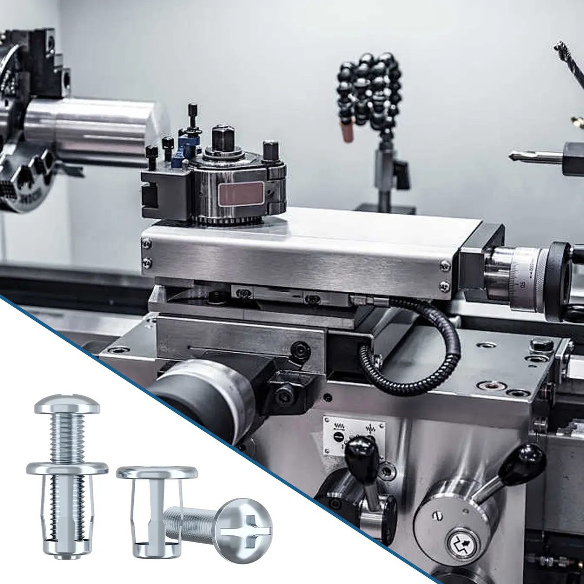 AIZO - Tuercas de expansión  hierro M8 30mm 50 unidades