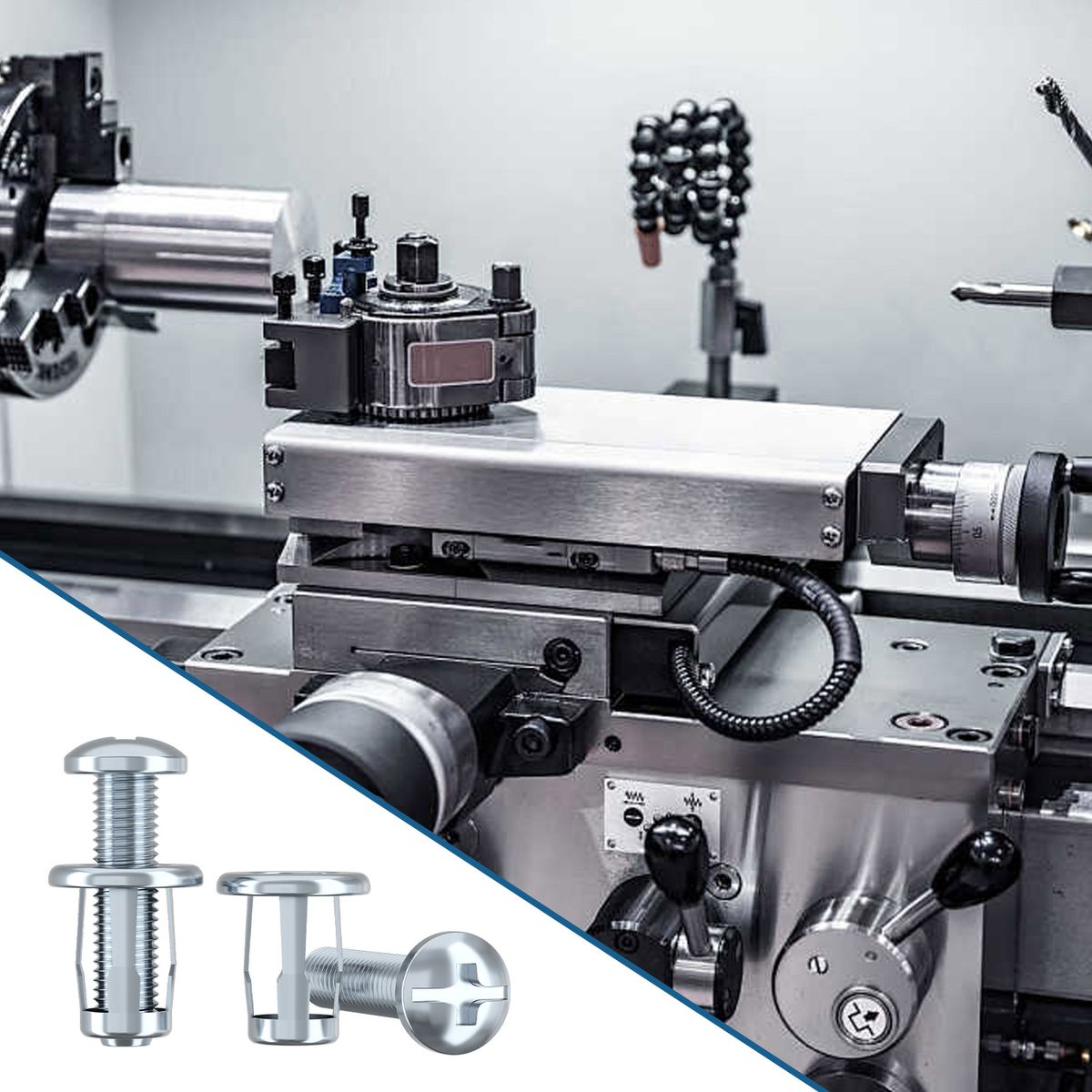 AIZO - Tuercas de expansión  hierro M8 30mm 50 unidades