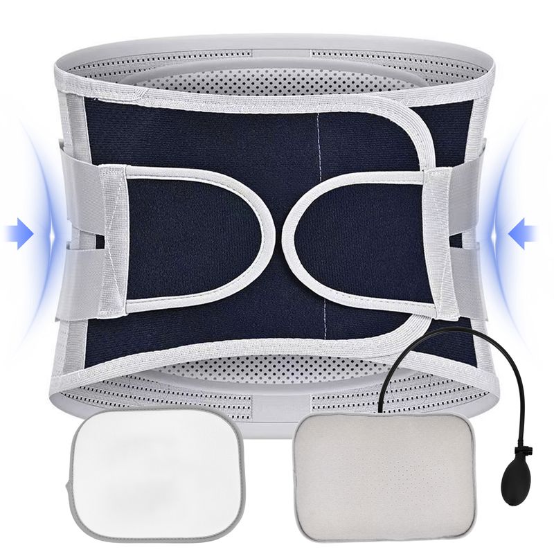 KOKILA - Faja Lumbar Ortopedica Con Cojín airbag Con Placa Acero