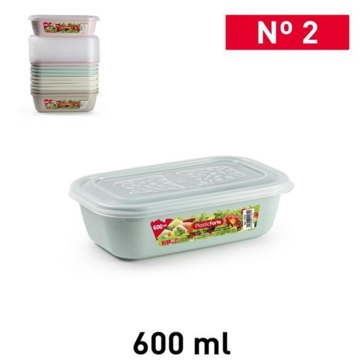 OEM - SET 3 FIAMBRERA CLASSIC 600 ML COLORES SURTIDOS