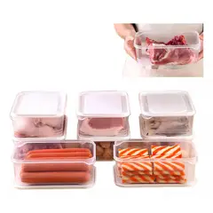 TNAKIEX - Recipientes Herméticos Para Almacenar Alimentos 8pzs 1200ml