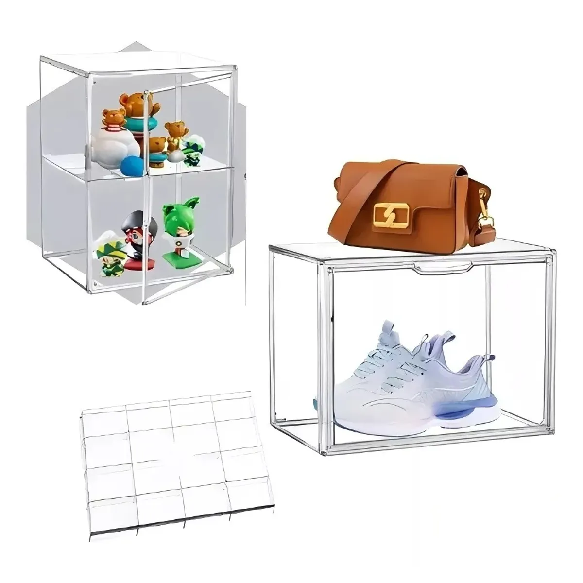 TNAKIEX - Caja De Exhibicion Acrilico Organizadora Transparente