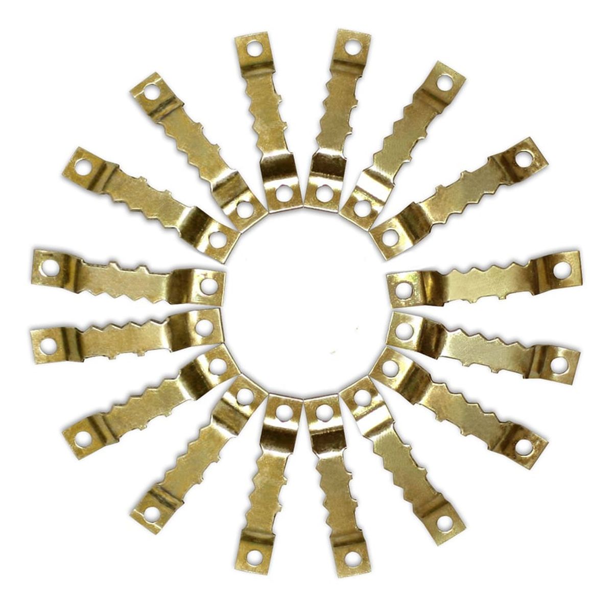 KUANGYE - 1000 Fijaciones Para Colgar Cuadros Con Dientes De Sierra