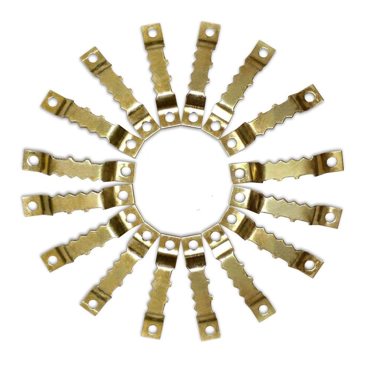 KUANGYE - 1000 Fijaciones Para Colgar Cuadros Con Dientes De Sierra