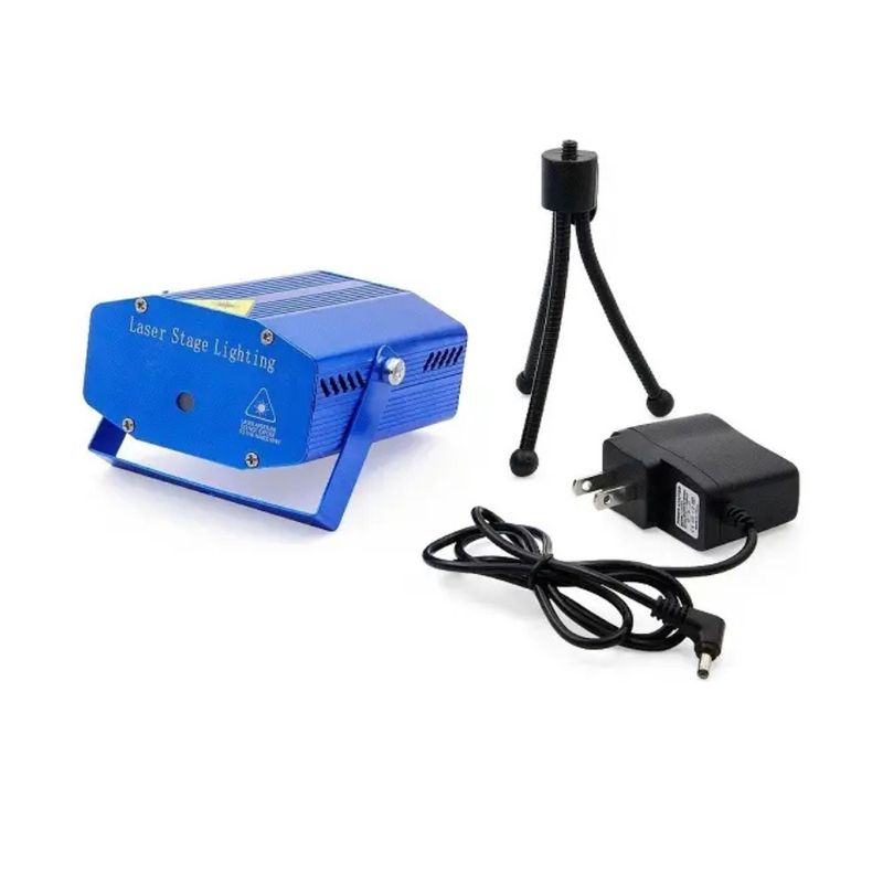 GENERICO - Mini proyector de luces RGB portatil laser multipunto