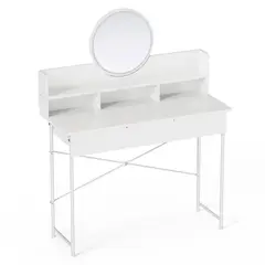 LELOX - Tocador Vanity con 3 Cajones y Luz Led