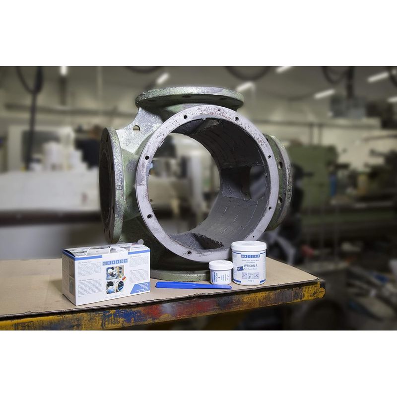 WEICON - Resina Epoxi De Acero 500 Grs Weicon A