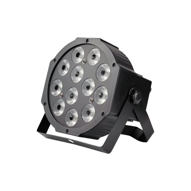 GENERICO - Disco Rítmico Multicolor Luz Led Para Disco Carrete 12 RGB 4 en 1