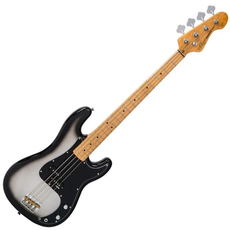 VINTAGE - Bajo Electrico Vintage V4 Reissued- Silver Burst- Vintage