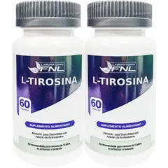 FNL - 2X L-Tirosina 500 mg Fatiga Depresion Parkinson Abstinencia