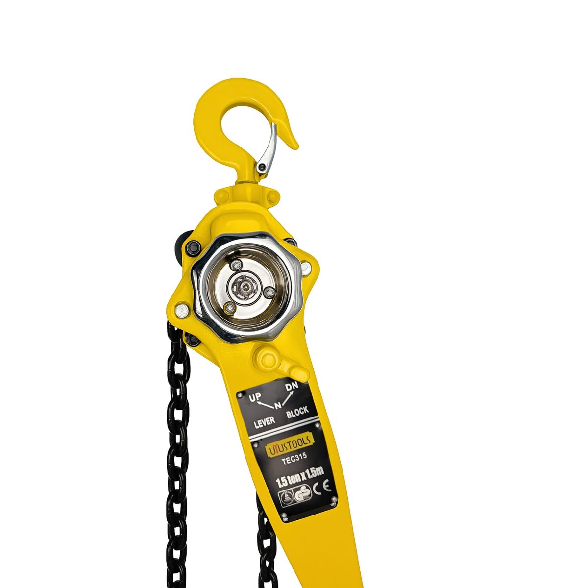 GRUPO UYUSA UYUSTOOLS - Tecle Palanca 1.5 Toneladas Certificado 1.5 Metros Uyustools