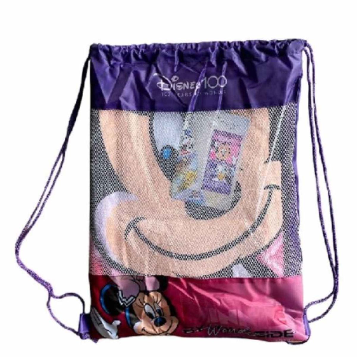 OEM - TOALLA PLAYA MF CON BOLSO 70x140 CM MINNIE