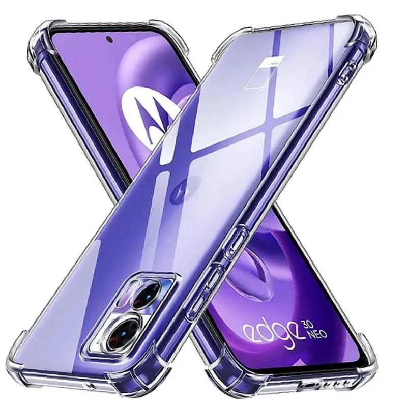 GENERICO - Carcasa Transparente Reforzada Para Motorola Edge 30 Neo