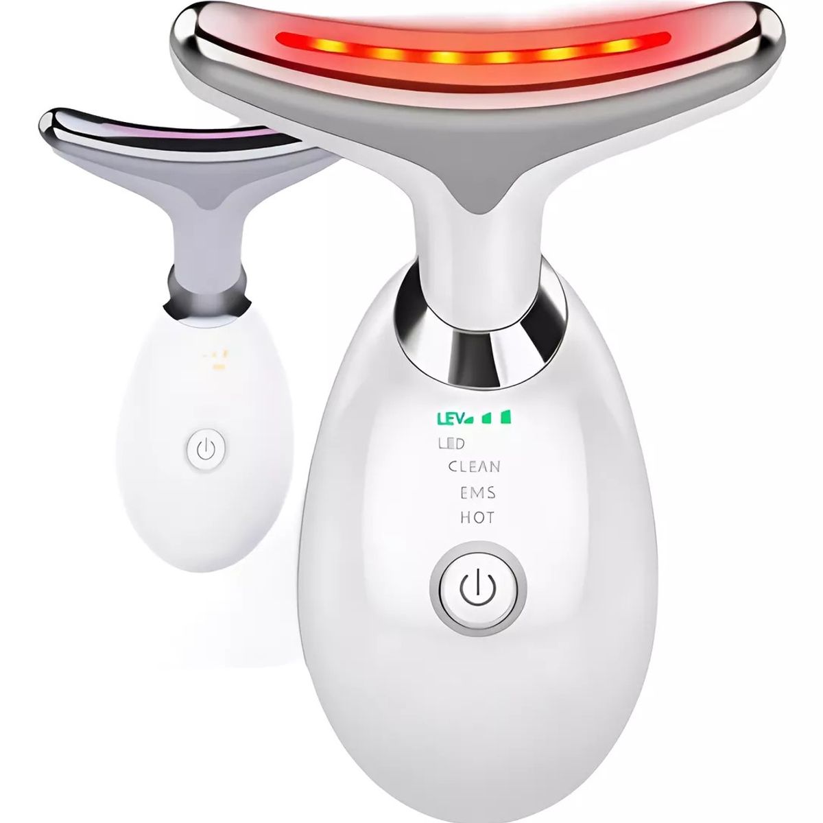 MUNDO MAGIA - Masajeador Cara Cuello Luz Roja Reductor Papada Antiarrugas