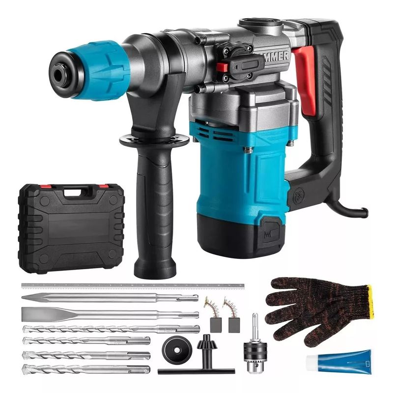 MUNDO MAGIA - Rotomartillo Total Tools Herramientas Sds Plus1600w 60 Hz