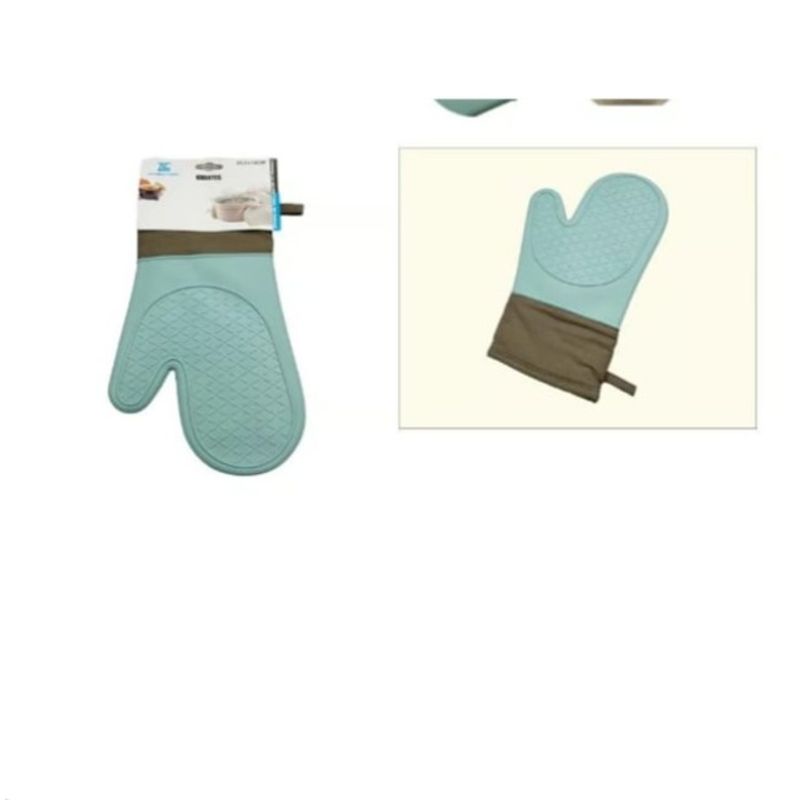 GENERICO - Guantes De Cocina Para El Horno Antideslizante Silicona-Tela