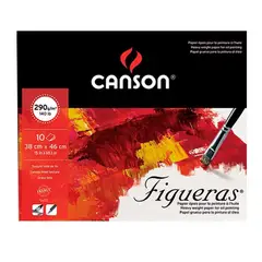 CANSON - Block Óleo Figueras 290gr 10 Hojas 38 x 46cm