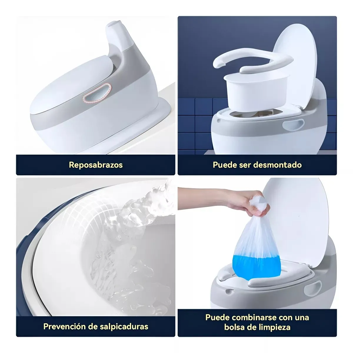 MUNDO MAGIA - Pelela Inodoro Bacinica Con Sonido Baño Portátil Para Niños