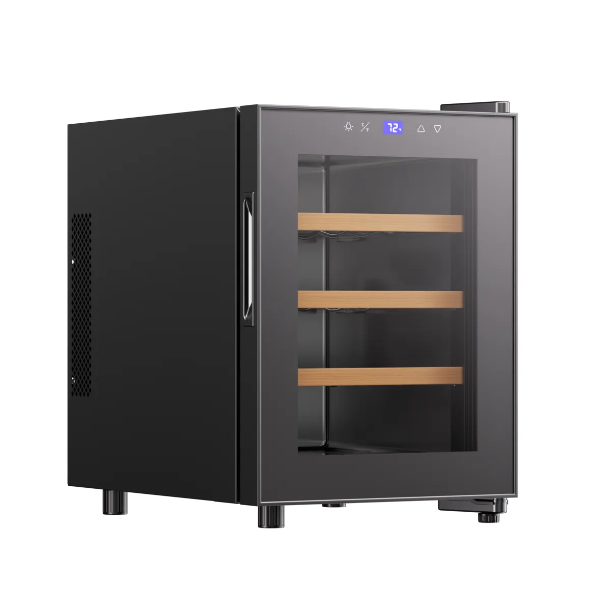 NOBLEX - Cava De Vino Termoeléctrica 12 Botellas Panel Touch Noblex