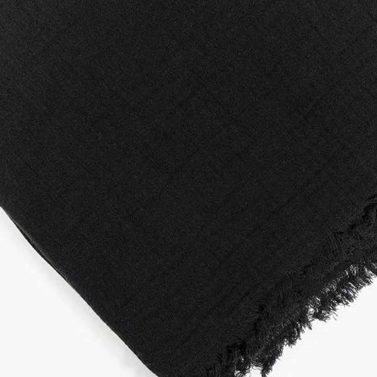 GENERICO - Piecera algodón gauze color negro