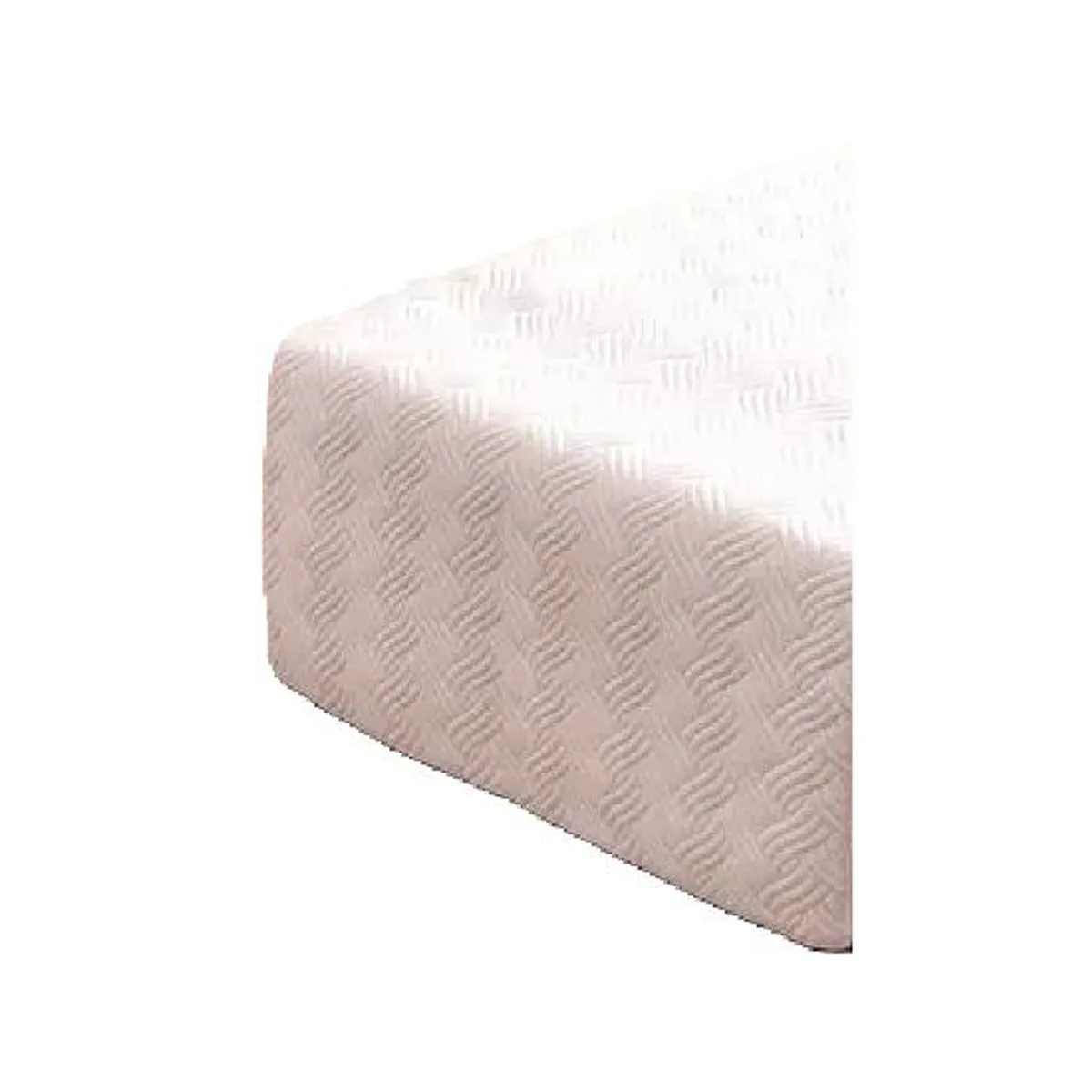 GENERICO - Piecera de cama king + 2 fundas 70x210 cm color crema
