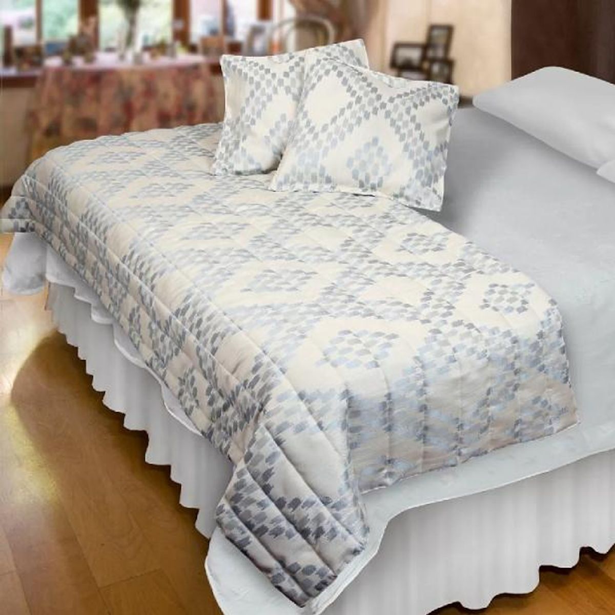 GENERICO - Piecera con fundas Boston índigo reversible