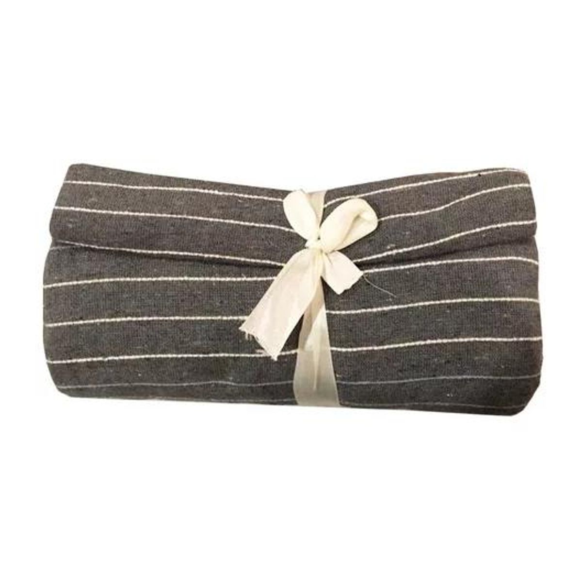 GENERICO - Manta o piecera tejida 220x240 cm color gris