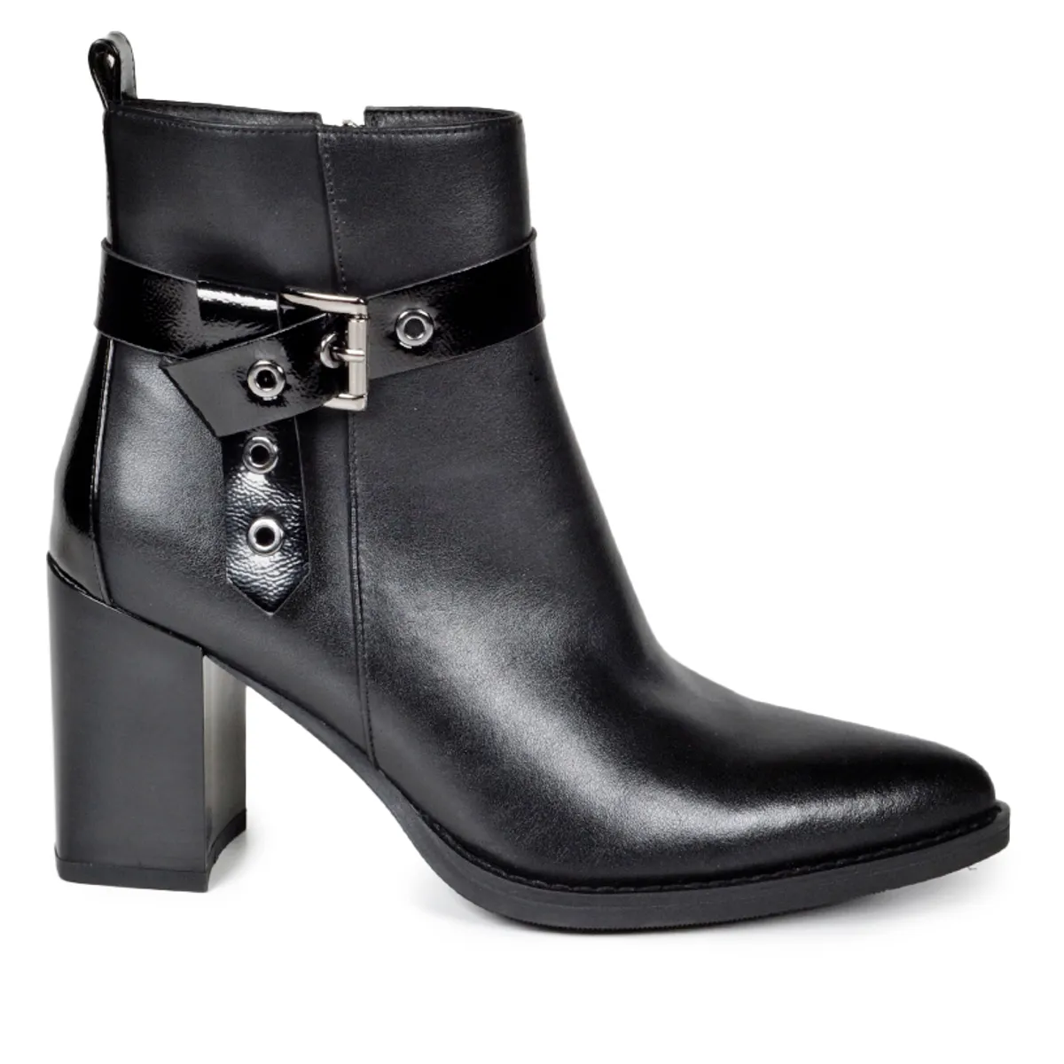 DEGAS - Botín Mujer Cuero Montsie Negro DEGAS