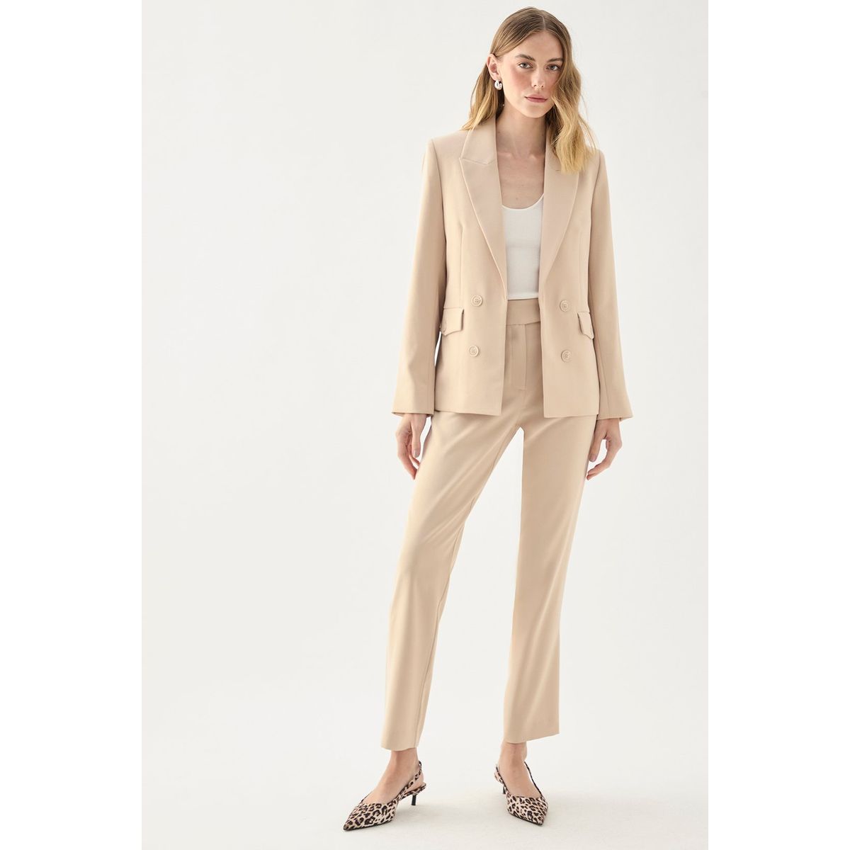 ASH - Pantalon Beige Mujer Ash