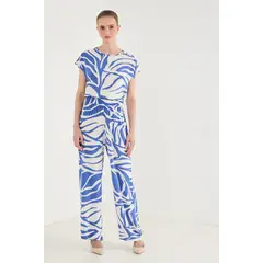 ASH - Pantalon Azul Marino Mujer