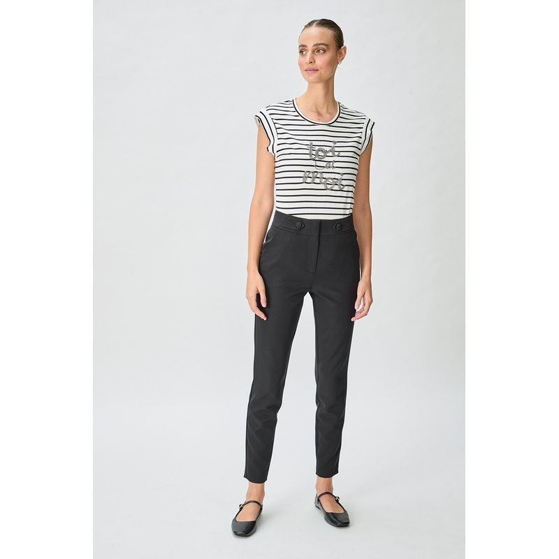 IO - Pantalon Negro Mujer Io