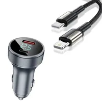 Cargador Auto 54w Para iPhone 11 12 13 14 Pro Max más Cable
