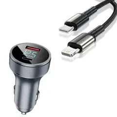KUULAA - Cargador Auto 54w Para iPhone 11 12 13 14 Pro Max 13 12 11 Más Cable