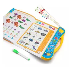 GENERICO - Libro Didáctico Interactivo Aprendizaje Bilingüe Para Niños