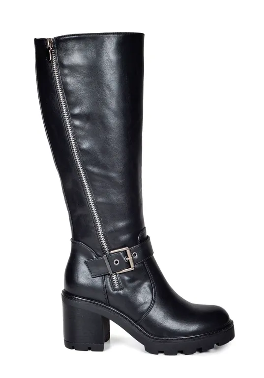 Bota Celica Negro Negro 36