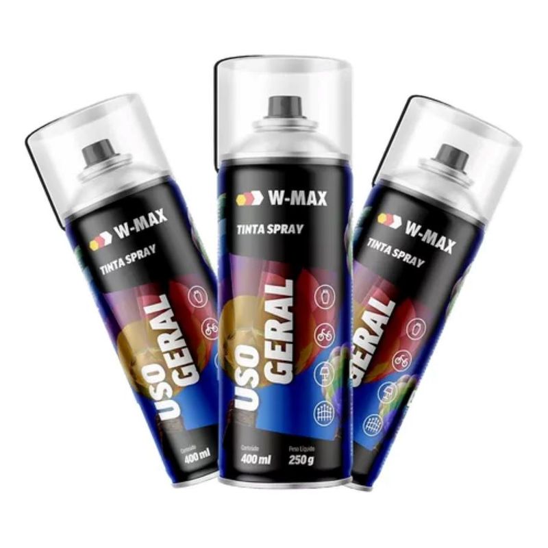 METALFER - Pintura En Spray Rojo W-max 400ml Uso General